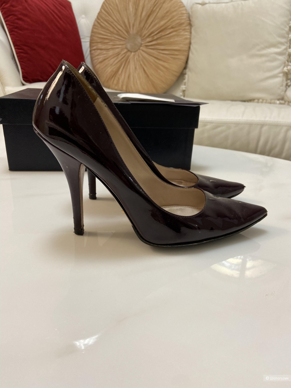 Лодочки prada 38,5