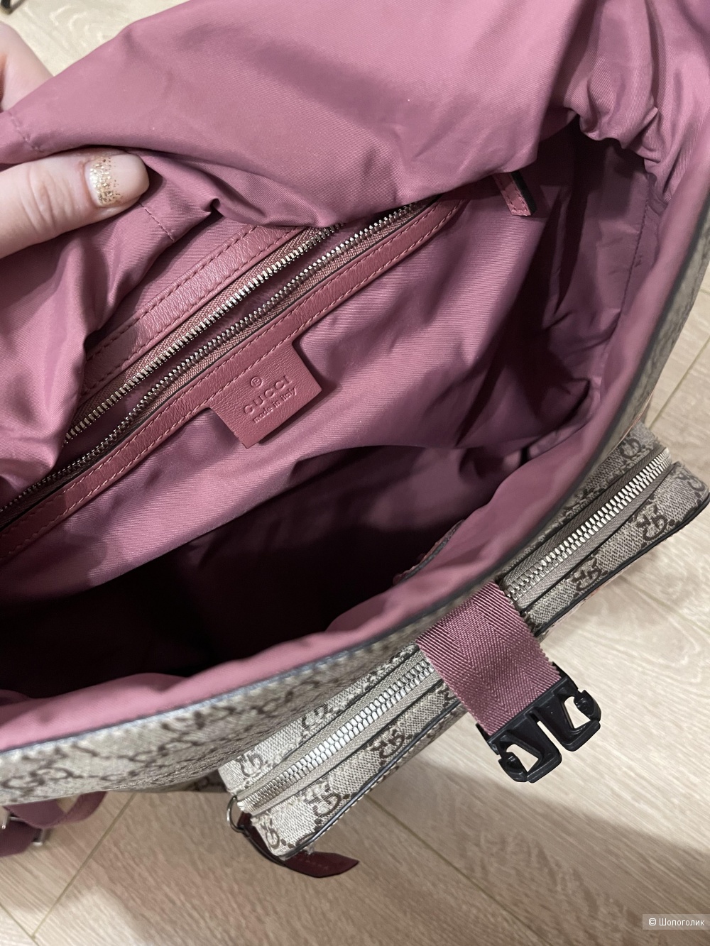 Рюкзак Gucci размер 31 на 35 см