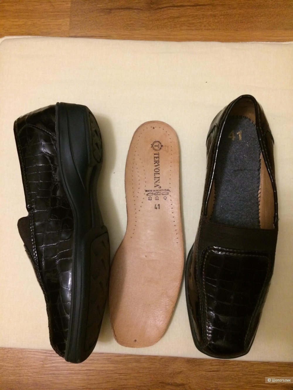 Кожаные туфли Tervolina р 41-42