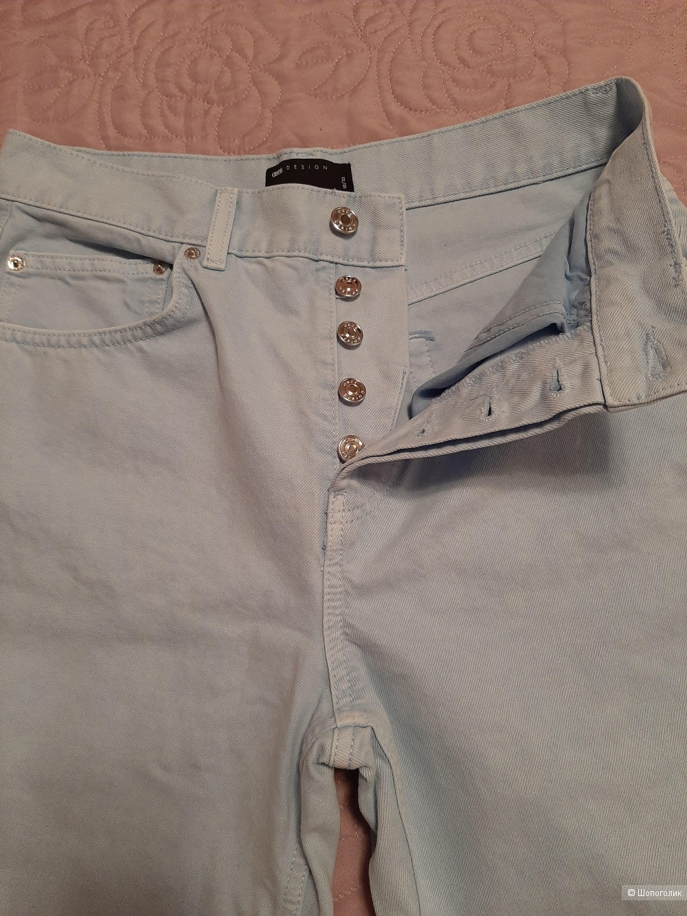 Прямые джинсы ASOS DESIGN, W30 L32