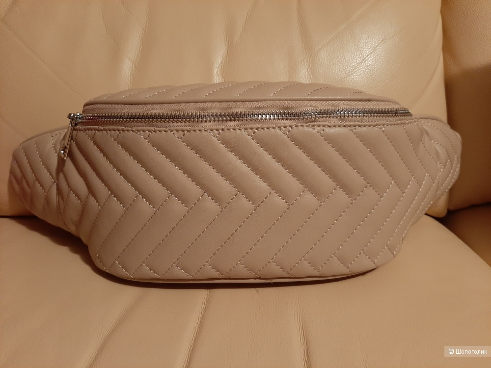 Стеганая oversized сумка-кошелек на пояс ASOS DESIGN, one size