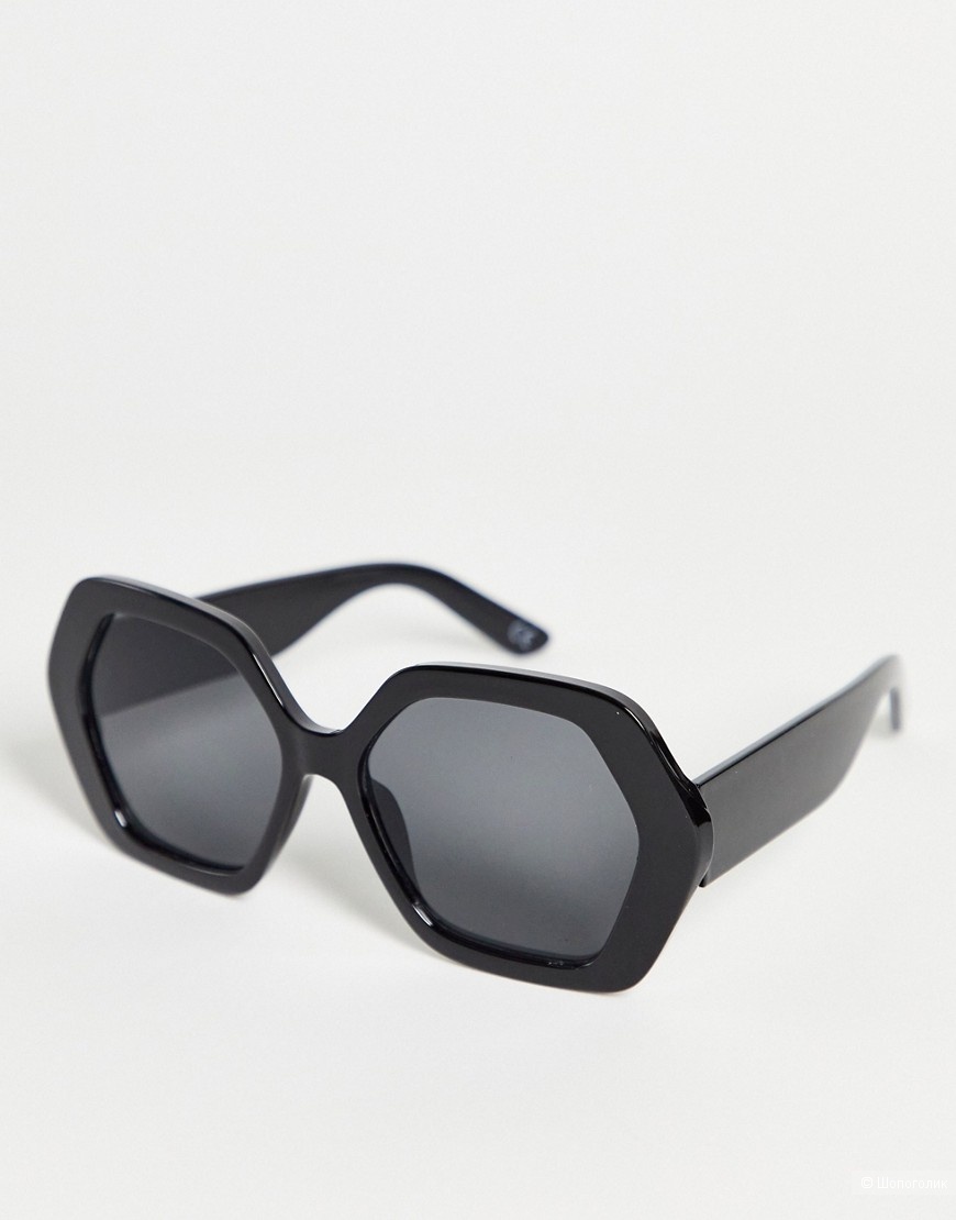 Солнцезащитные очки в стиле 70-х ASOS DESIGN Recycled, one size