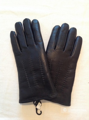 Кожаные перчатки  no name, размер M/L