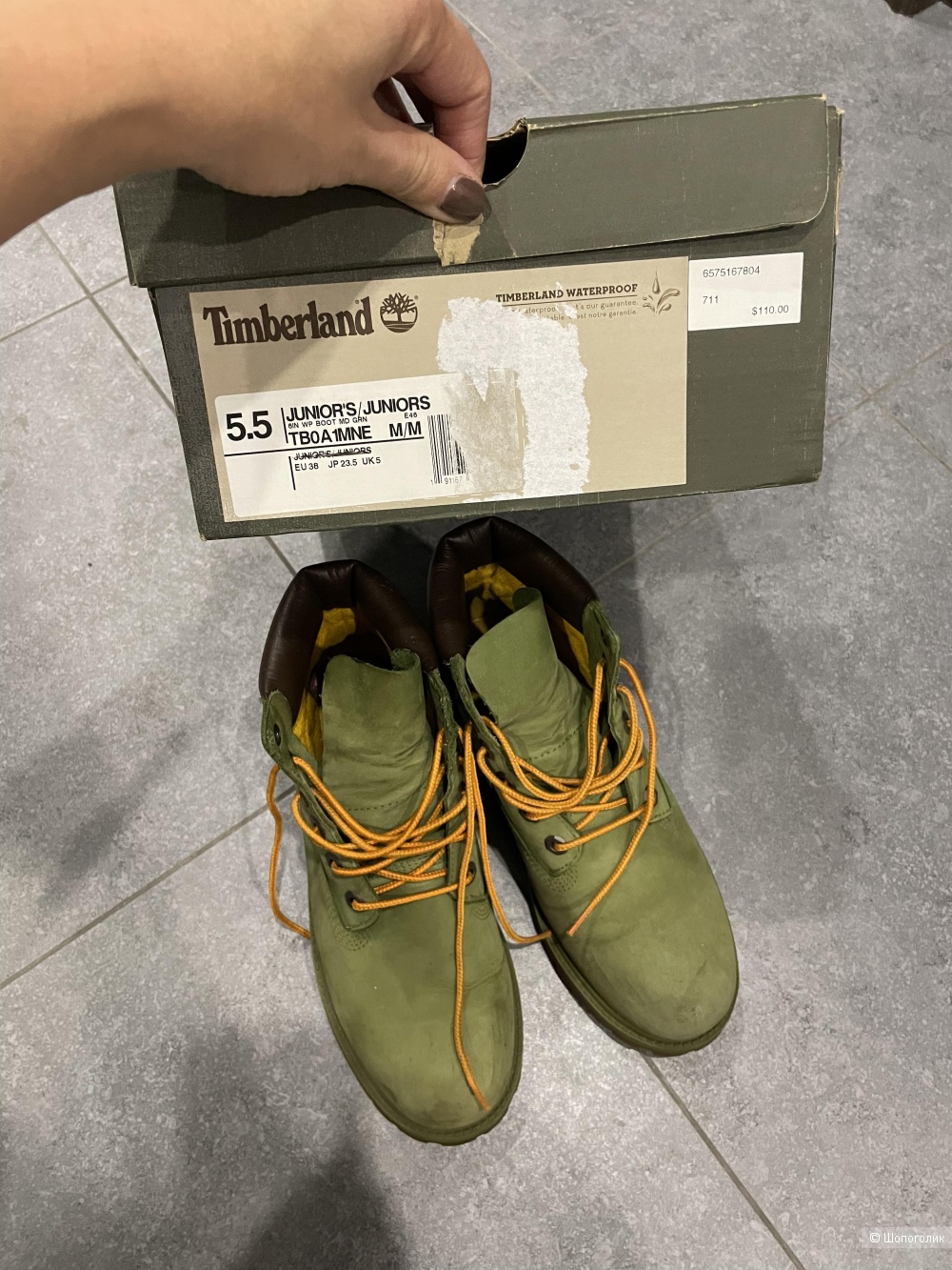 Ботинки Timberland 36p (5,5)