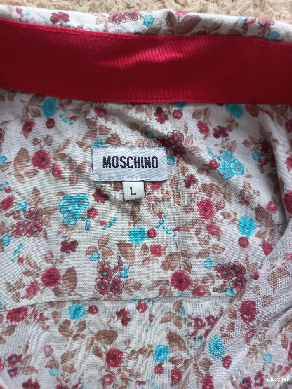 Рубашка женская, MOSCHINO, размер L.