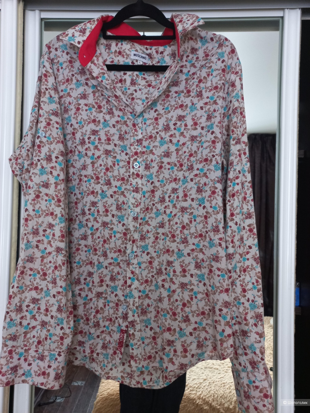 Рубашка женская, MOSCHINO, размер L.