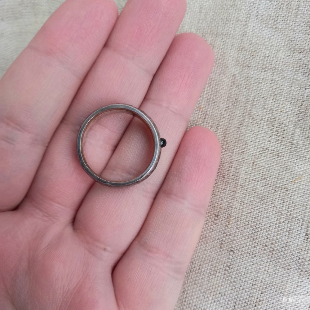 Кольцо серебряное размер 18,5 новое