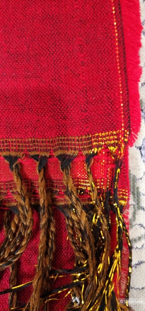 Палантин из шерсти 80см на 190см