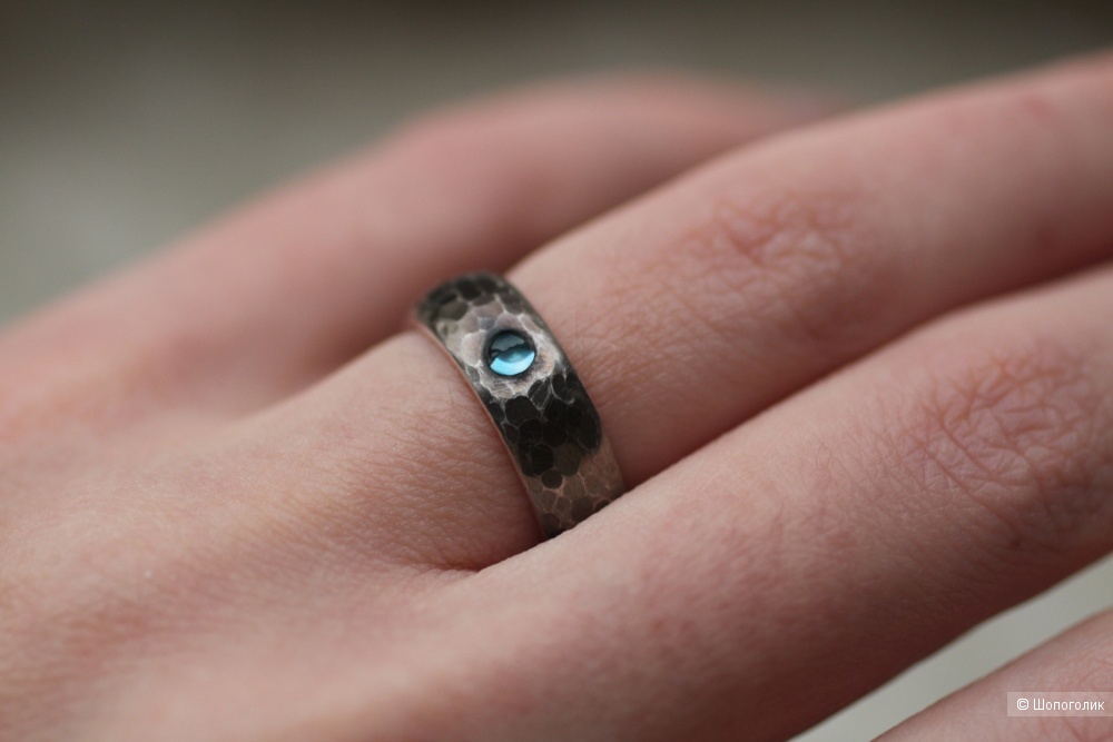 Кольцо серебряное размер 18,5 новое