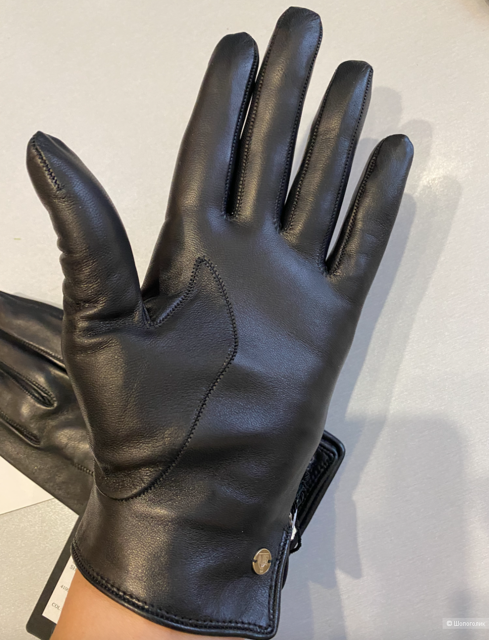Кожаные перчатки Lanvin, размер 7,5