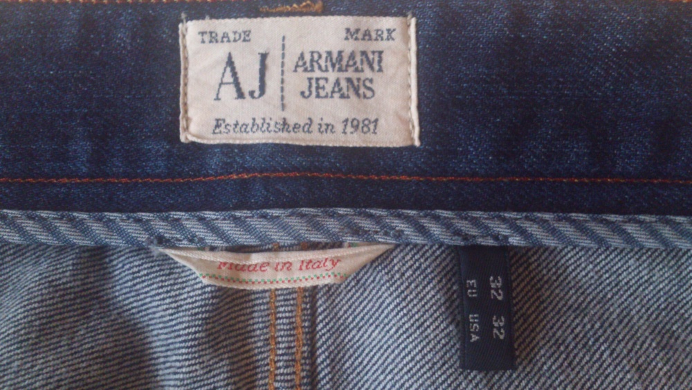 Джинсы мужские Armani Jeans 32/34 antifit