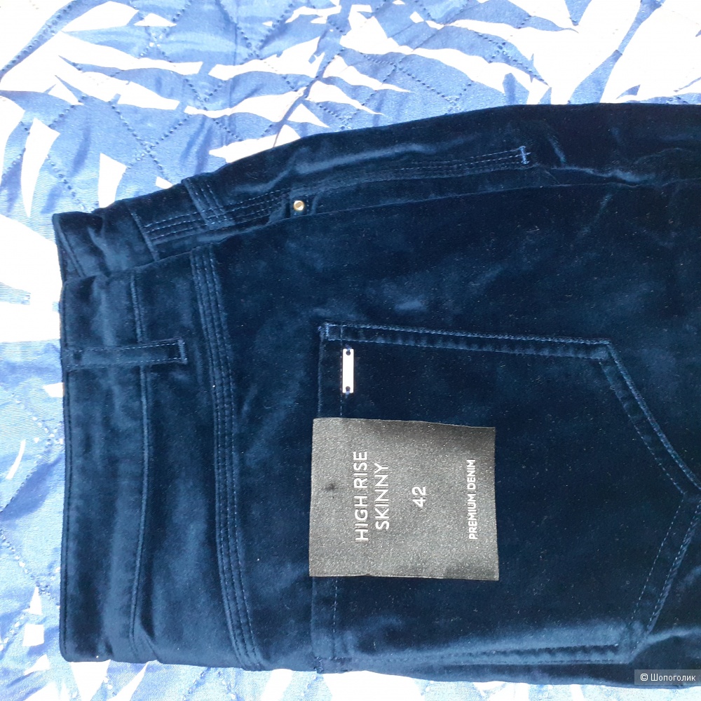 Вельветовые джинсы скинни Massimo Dutti, р.L