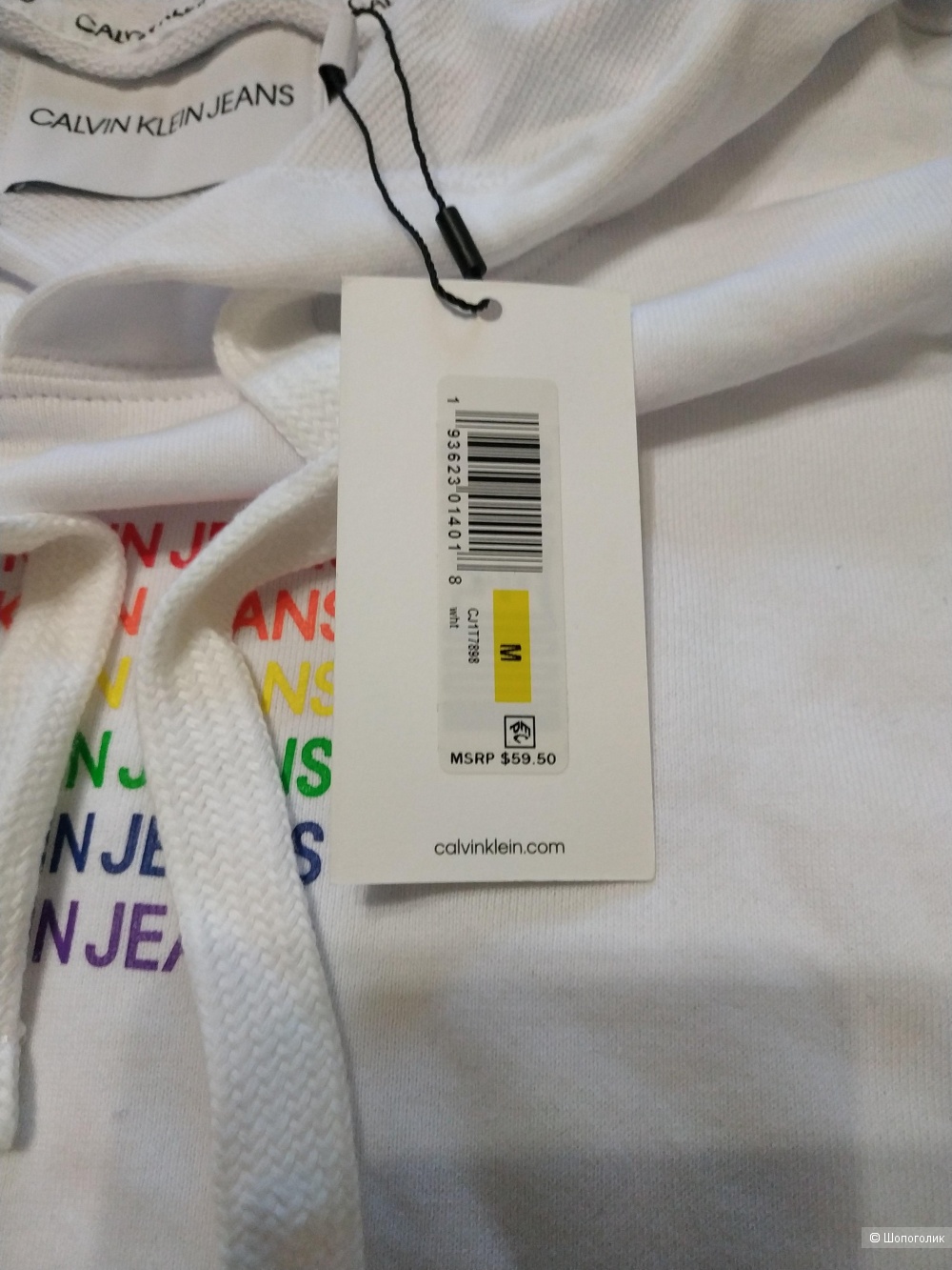 Кофта с капюшоном Calvin Klein M