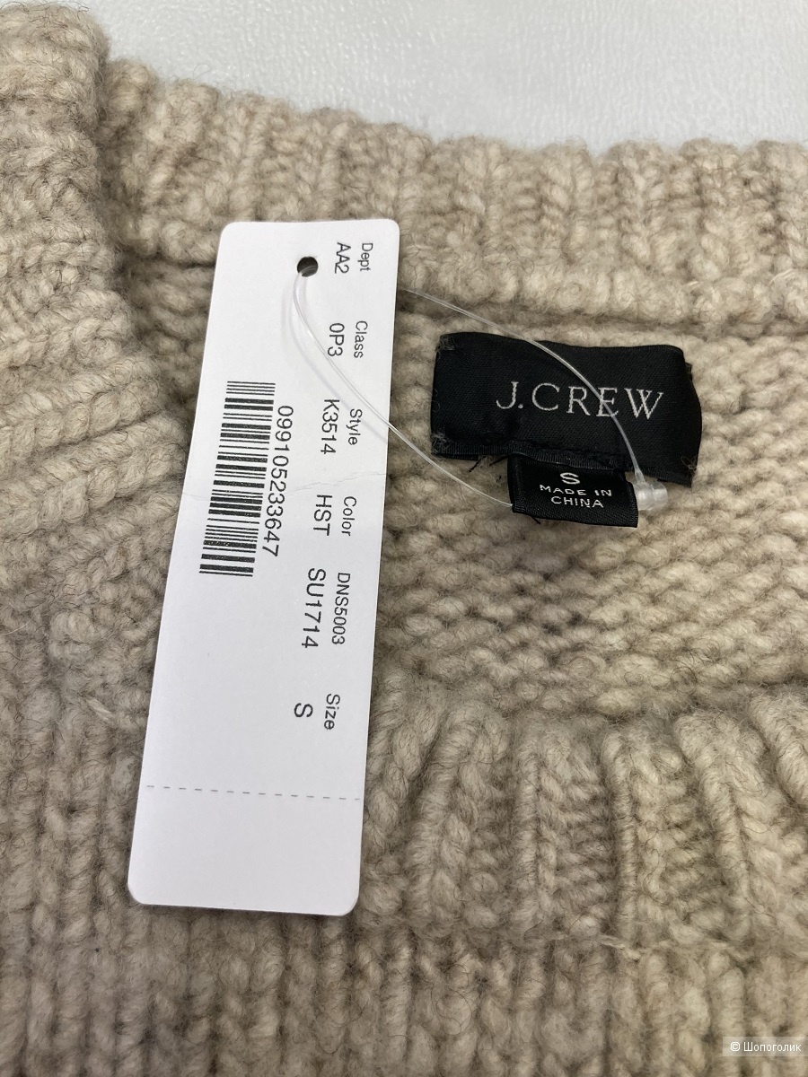 Мужской свитер J Crew с альпакой р-р S