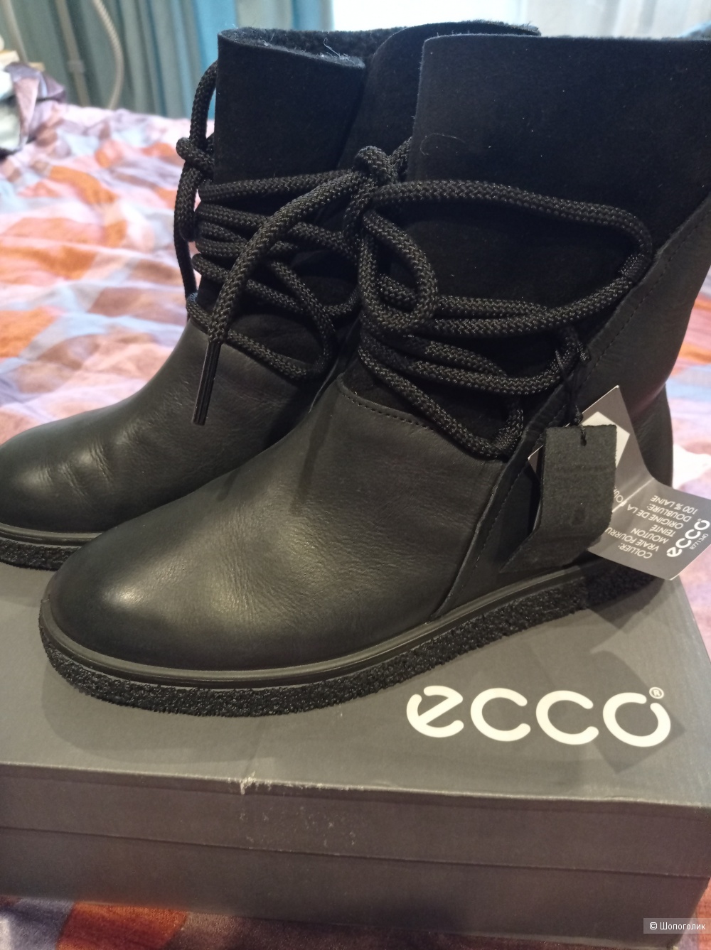 Ботинки ECCO Crepetray W размер 38"