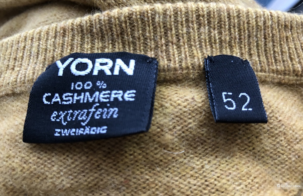 Кашемировый джемпер бренда Yorn  размер 52