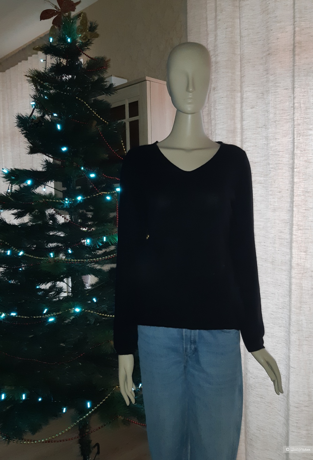 Кашемировый пуловер blue motion, размер m