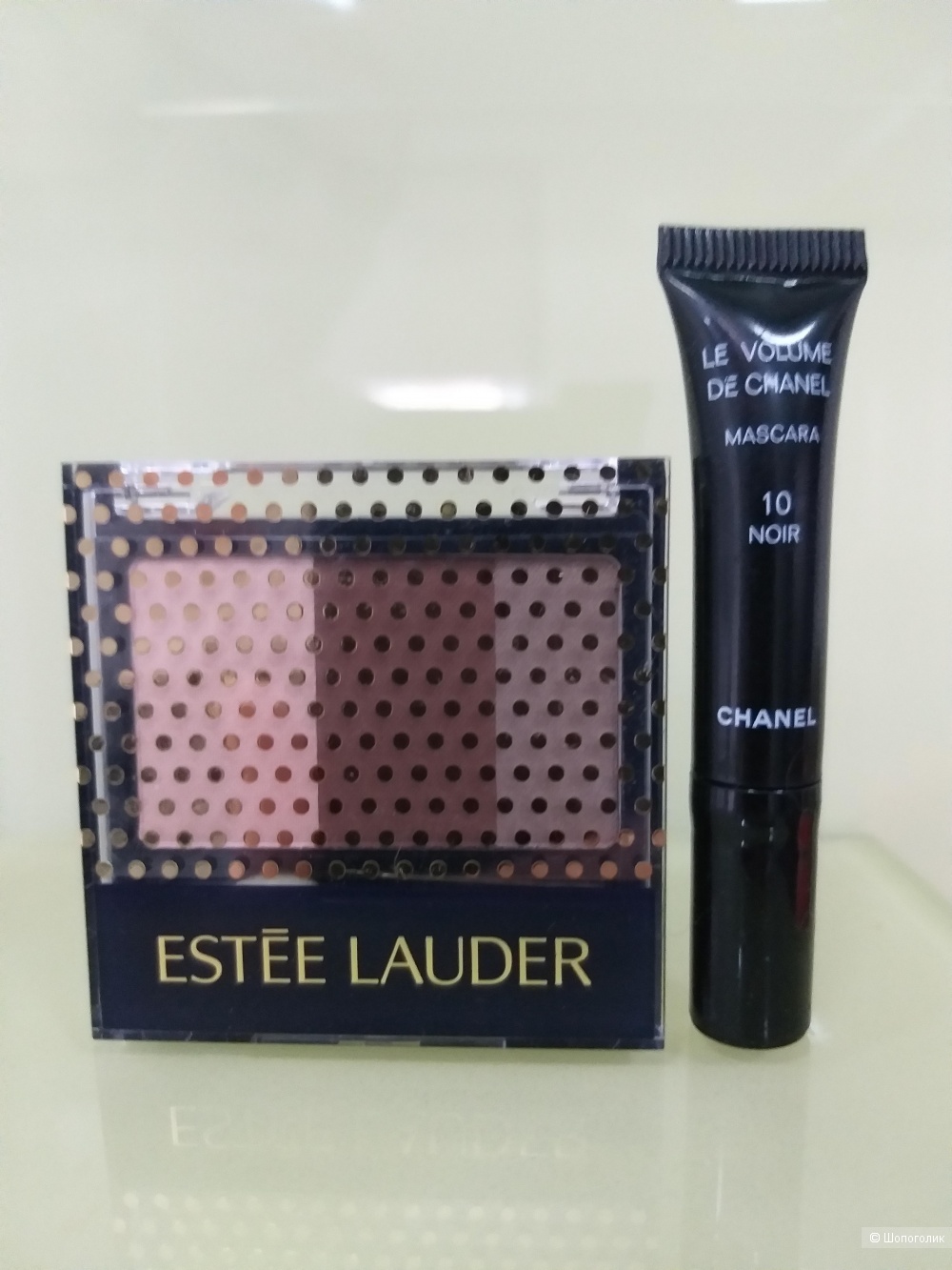 Палетка теней Estee  Lauder, 5 гр + тушь Chanel