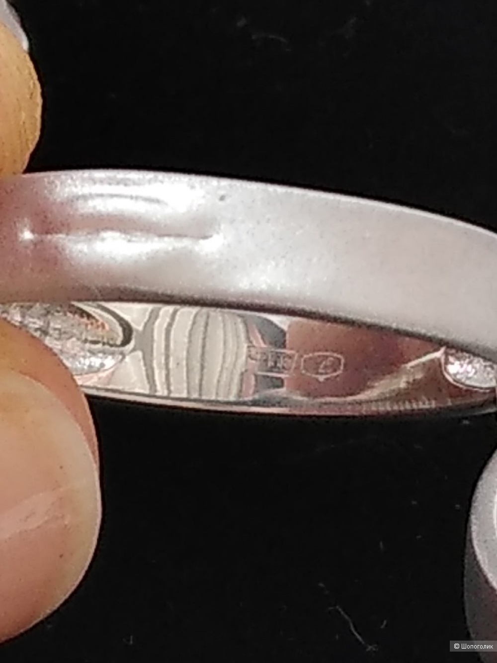 Кольцо SKLV "Лица", матированное серебро 925. Размер: 18