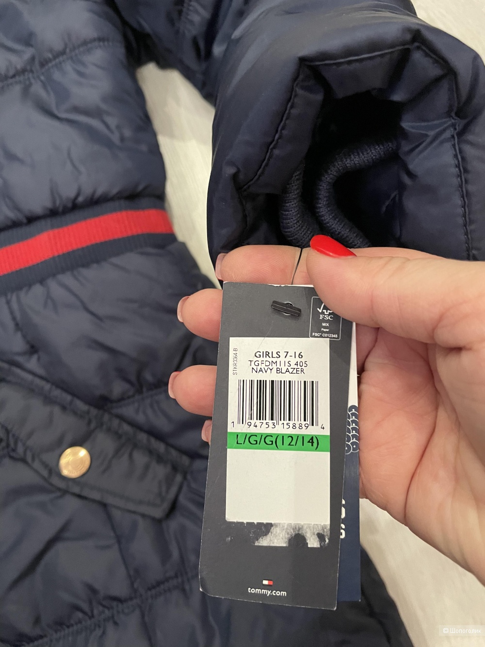 Пальто Tommy Hilfiger для девочки, разм. 12-14 лет