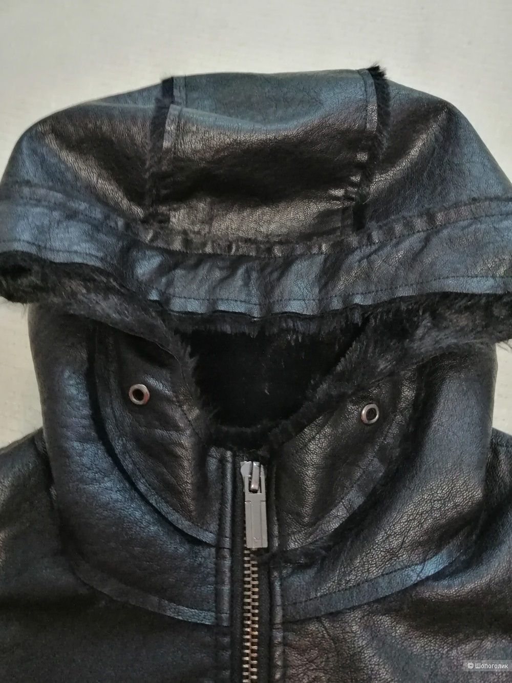 Куртка - дубленка Armani jeans, размер 50(XL)