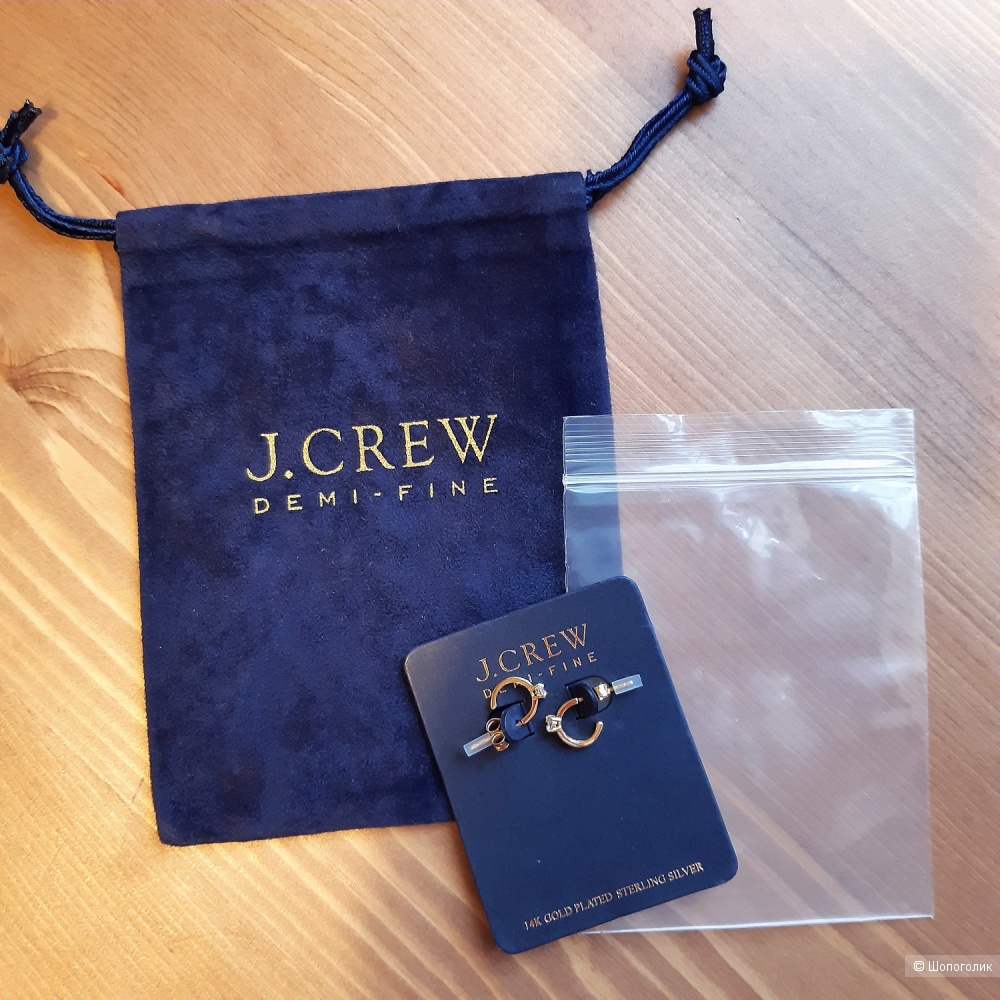 Серьги JCrew, размер one size