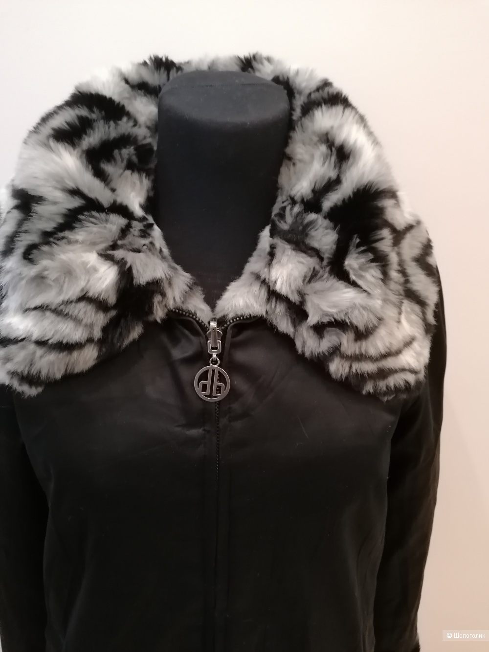Двусторонняя куртка-полушубок Dennis Basso 42-46 размера