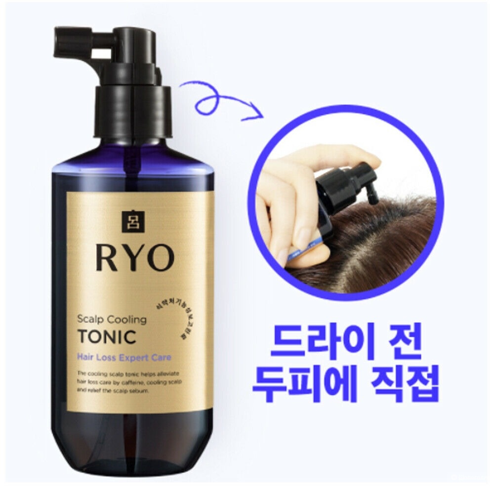 Ryo Scalp Cooling Tonic Охлаждающий тоник для кожи головы против выпадения волос, 145 мл
