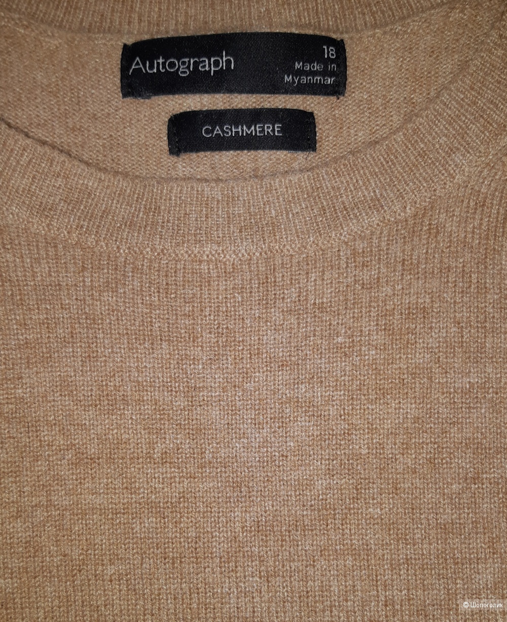 Кашемировый свитер autograph, размер l/xl