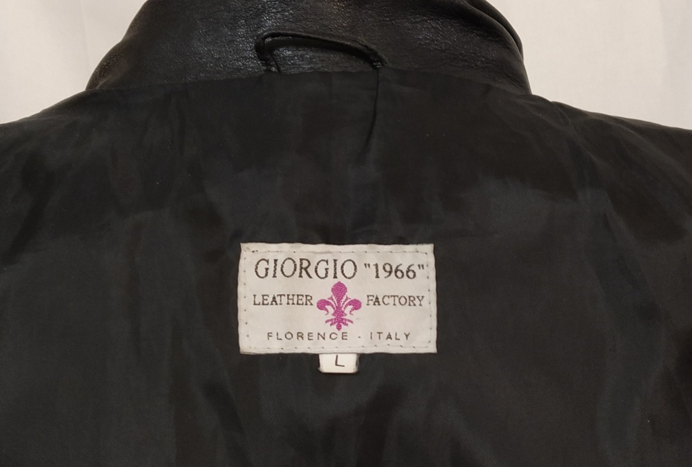 Кожаный пиджак Giorgio, M
