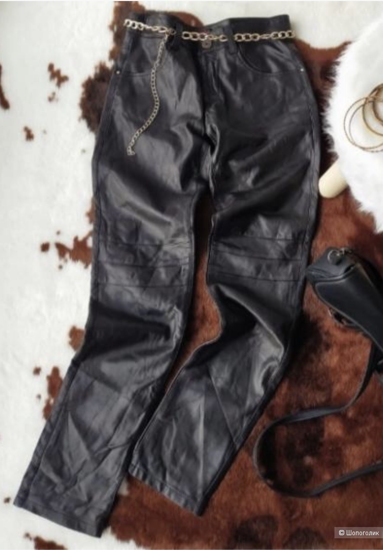 Кожаные брюки Snow Cake, размер 30