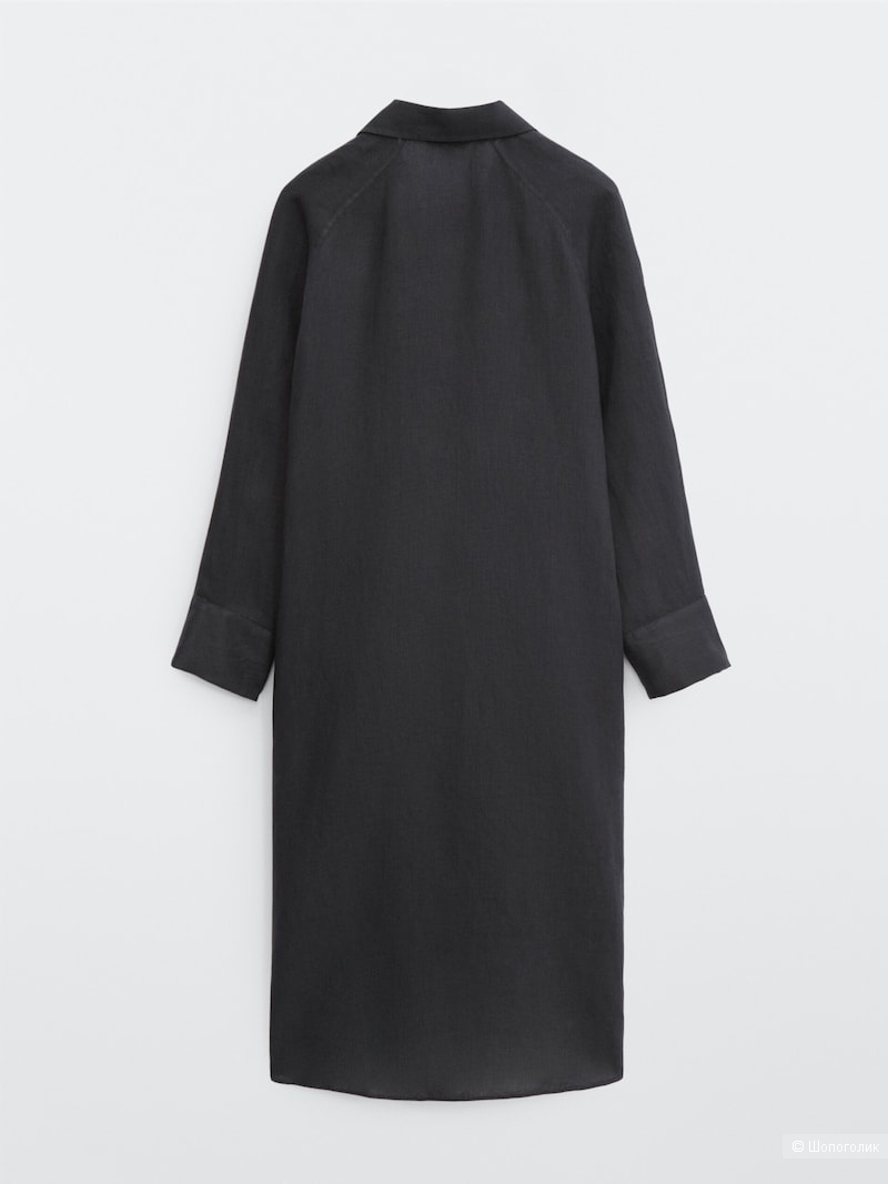 Платье рубашка изо льна Massimo Dutti, размер 34 (42)