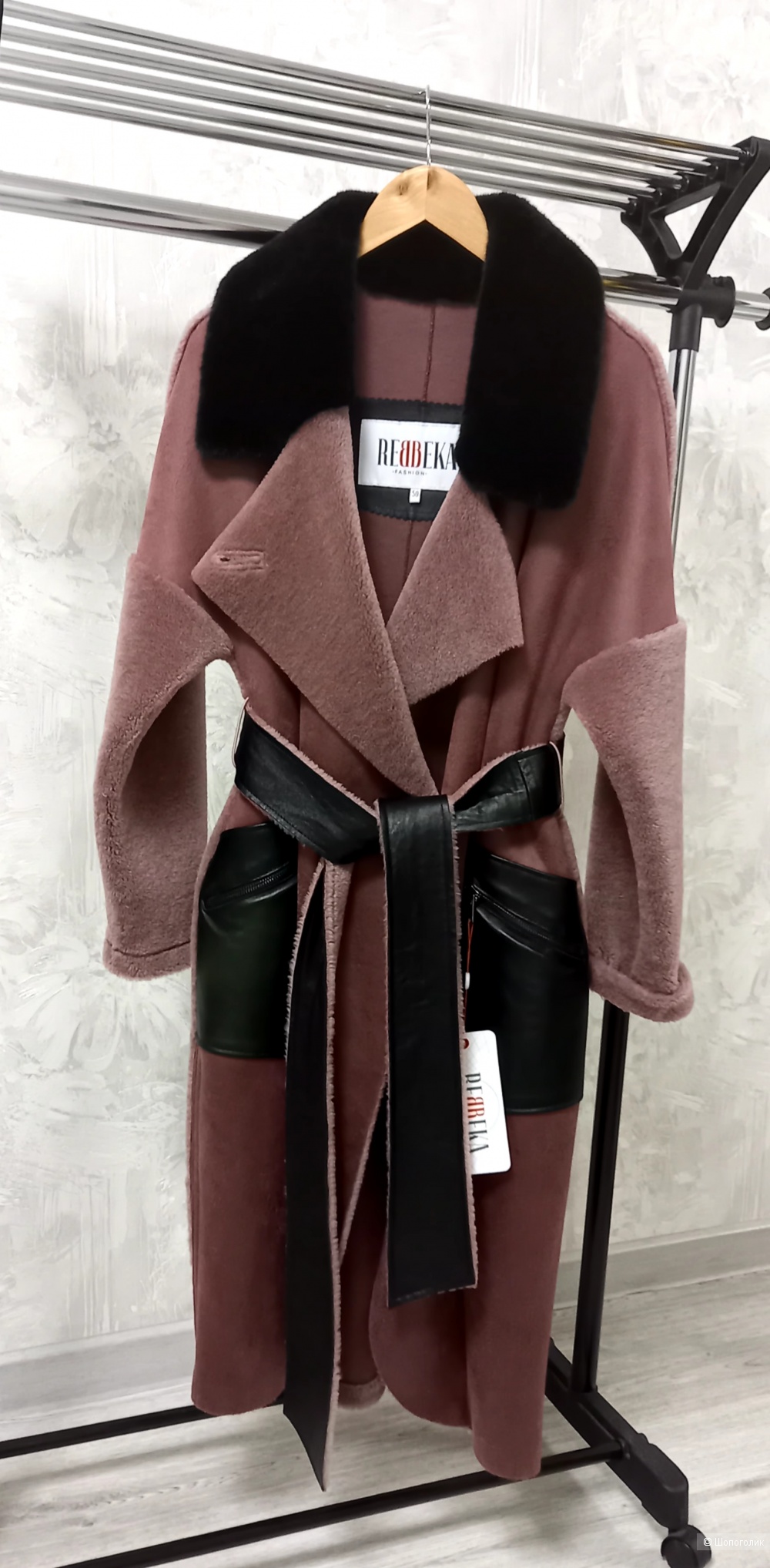 Меховое пальто Rebbeka, размер 48-50