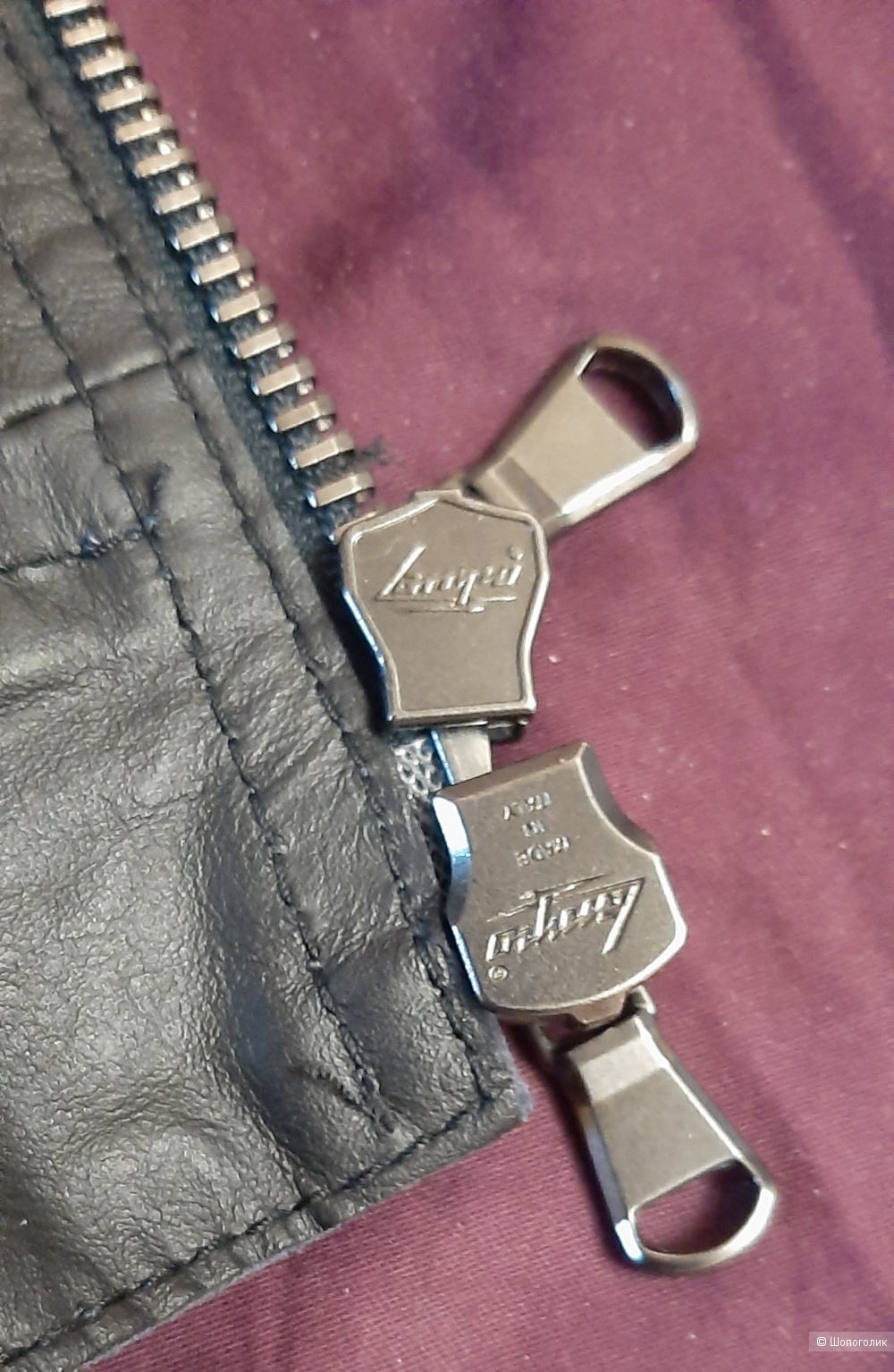 Куртка кожаная Diesel Black Gold, унисекс, it.46 на 46-48