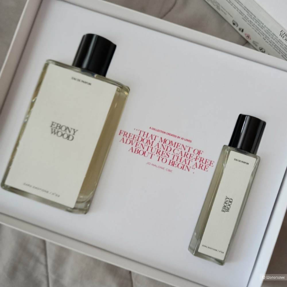 Набор Zara Ebony Wood EDP от 90 мл и 15 мл., в магазине ZARA — на Шопоголик