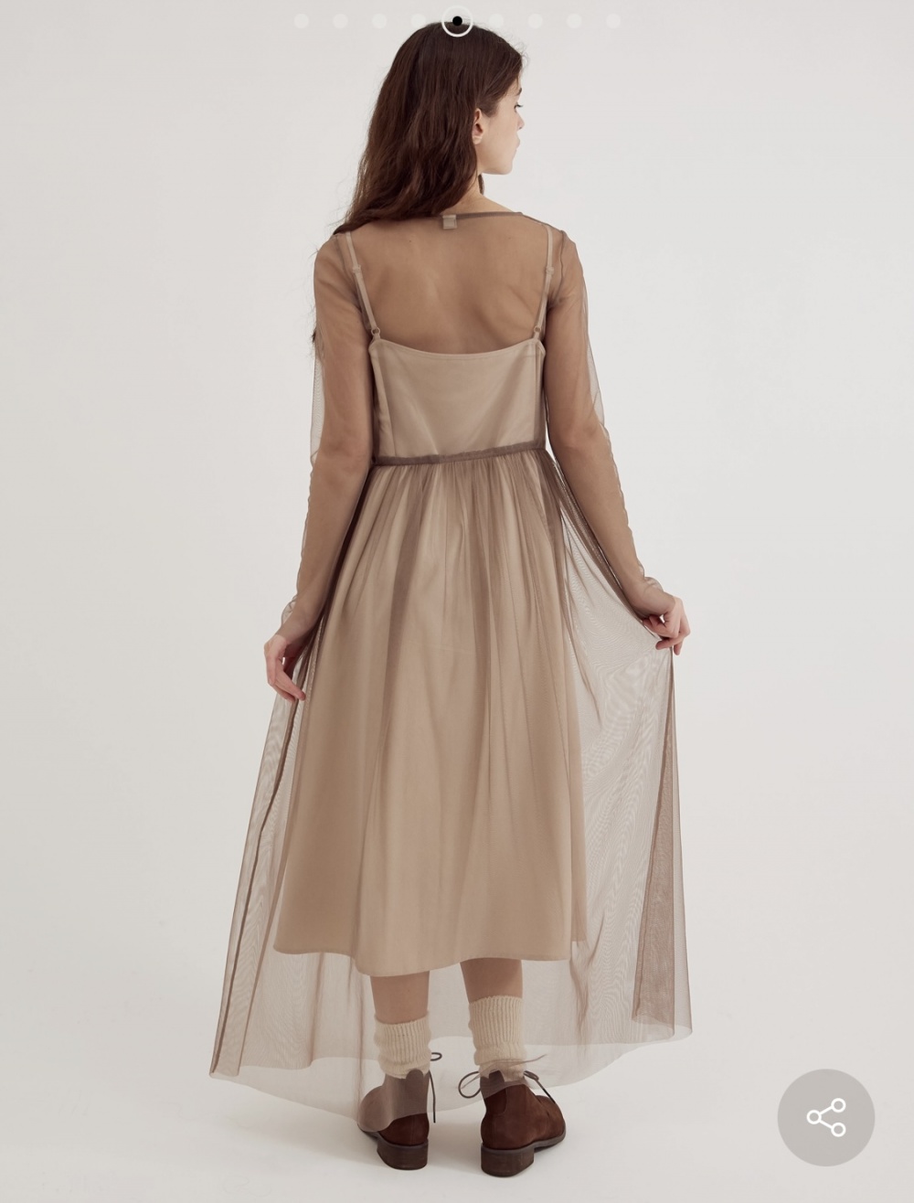 Платье-сетка Unique fabric, S