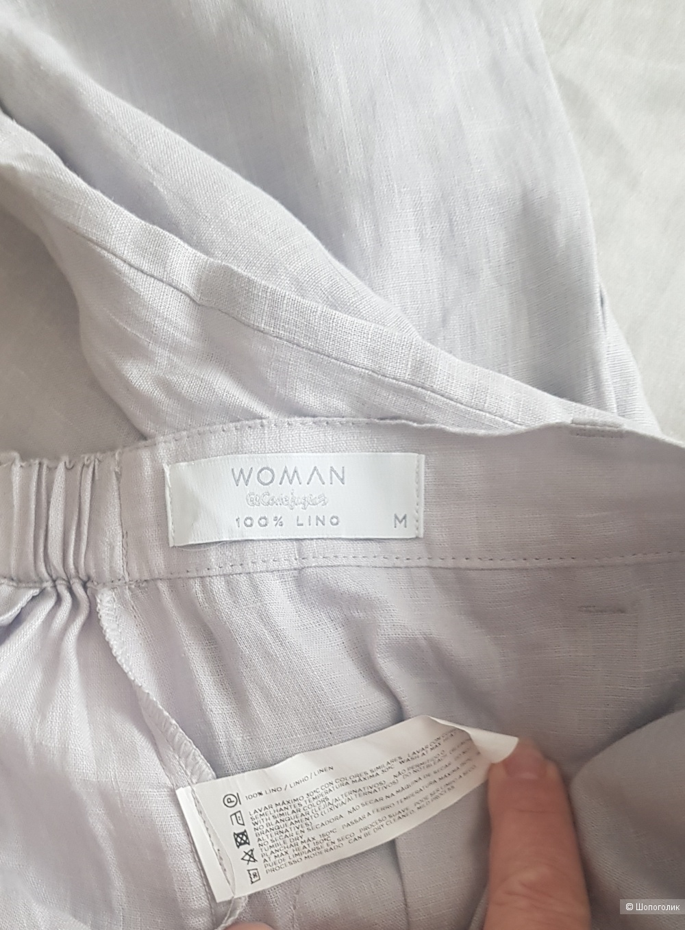 Льняные брюки Woman el corte ingles , 54 размер
