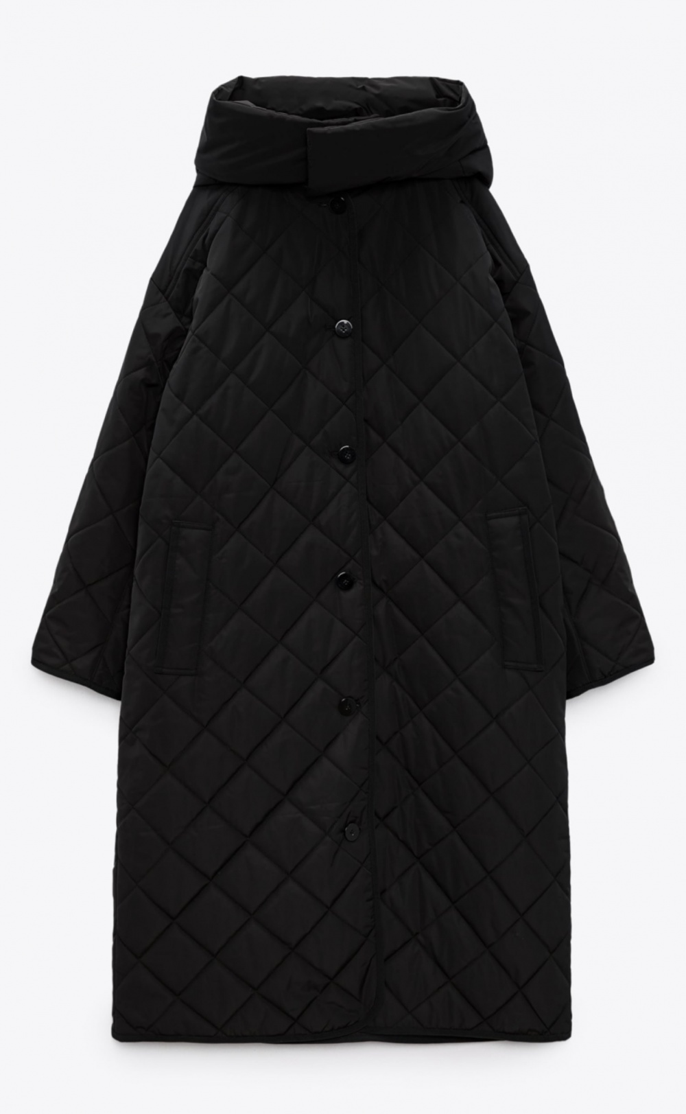 Стеганное пальто Zara, размер S