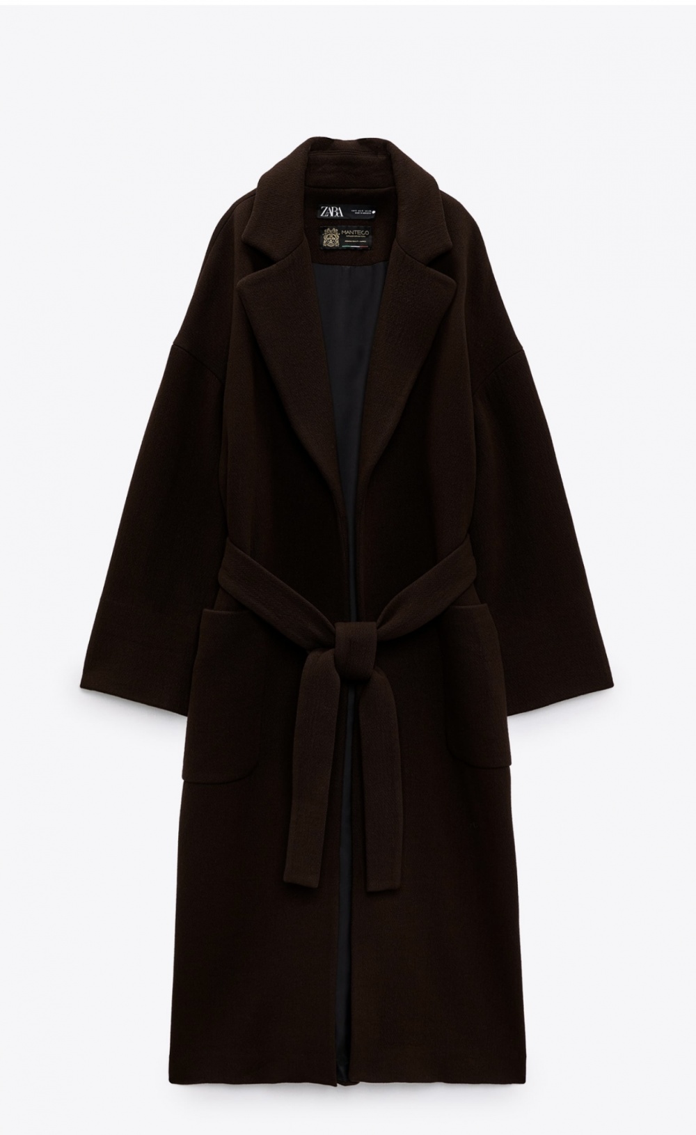 Шерстяное пальто Zara Limited Edition, размер M