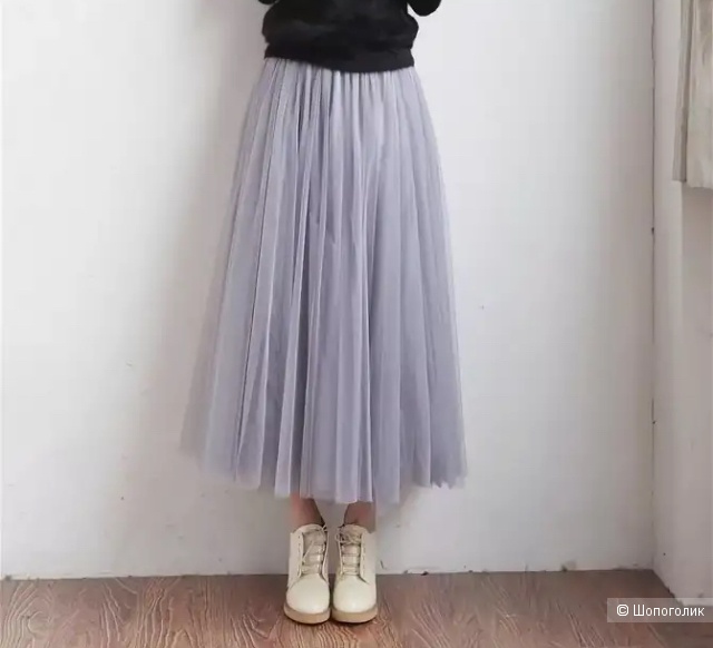 Плиссированная юбка - пачка Boohoo размер S-M