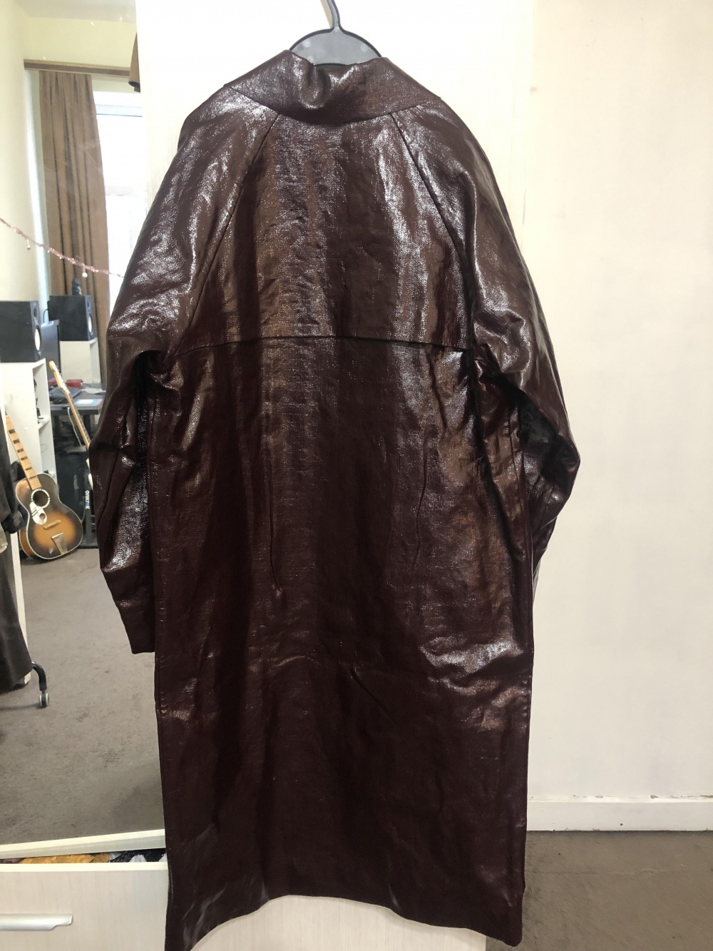 Лакированное пальто Zara Kassl Limited Edition, размер M