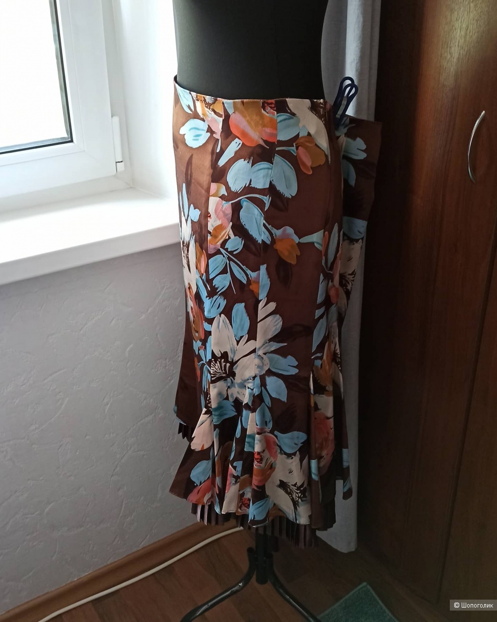 Шелковая юбка Karen Millen, размер 48