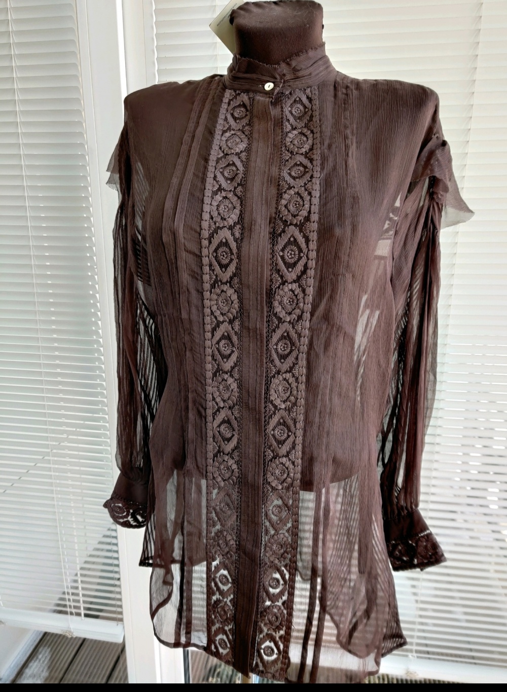 Блуза шелковая Massimo Dutti limited edition, размер S
