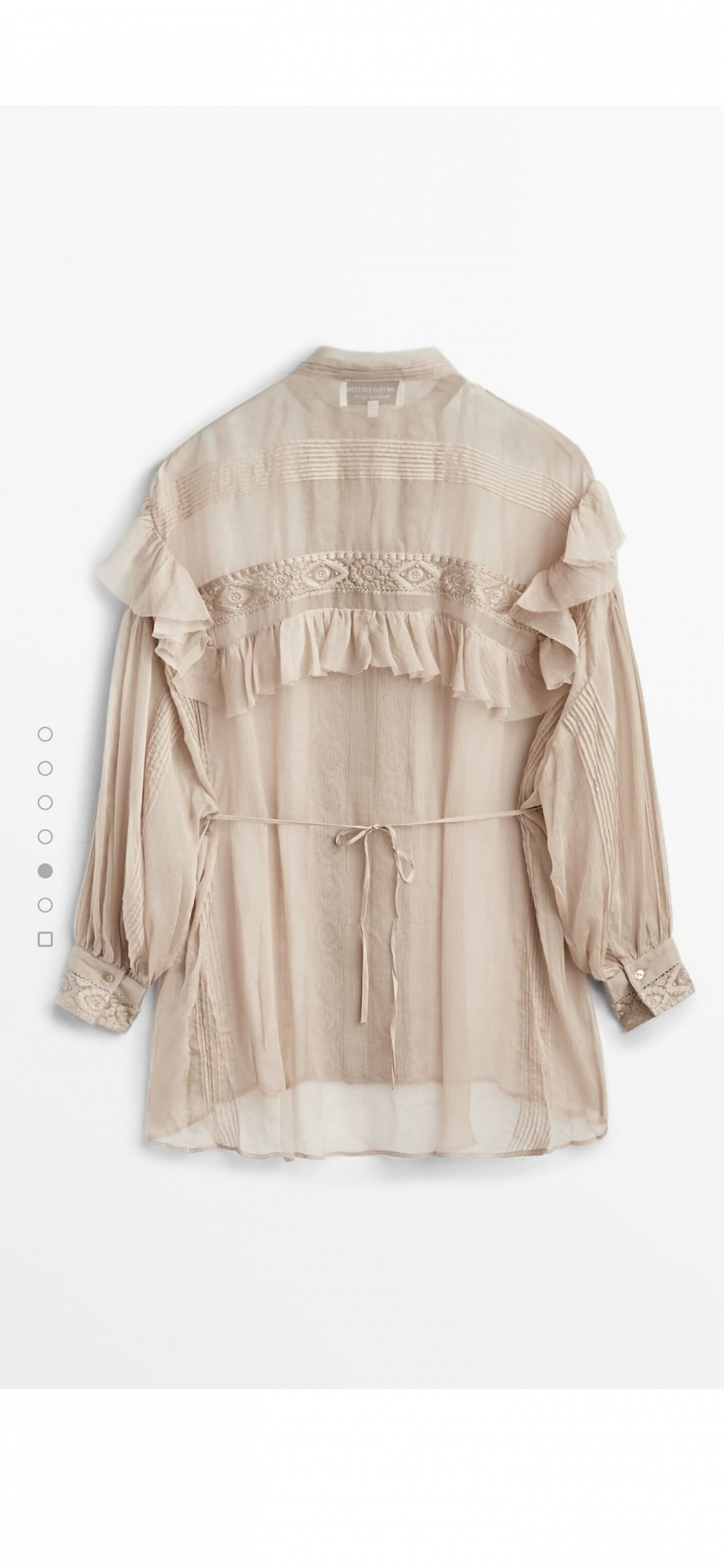 Блуза шелковая  Massimo Dutti limited edition, размер М
