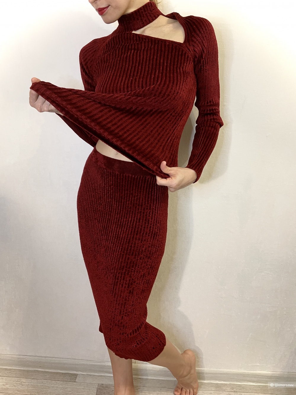 MRZ Костюм (юбка+ свитер) S