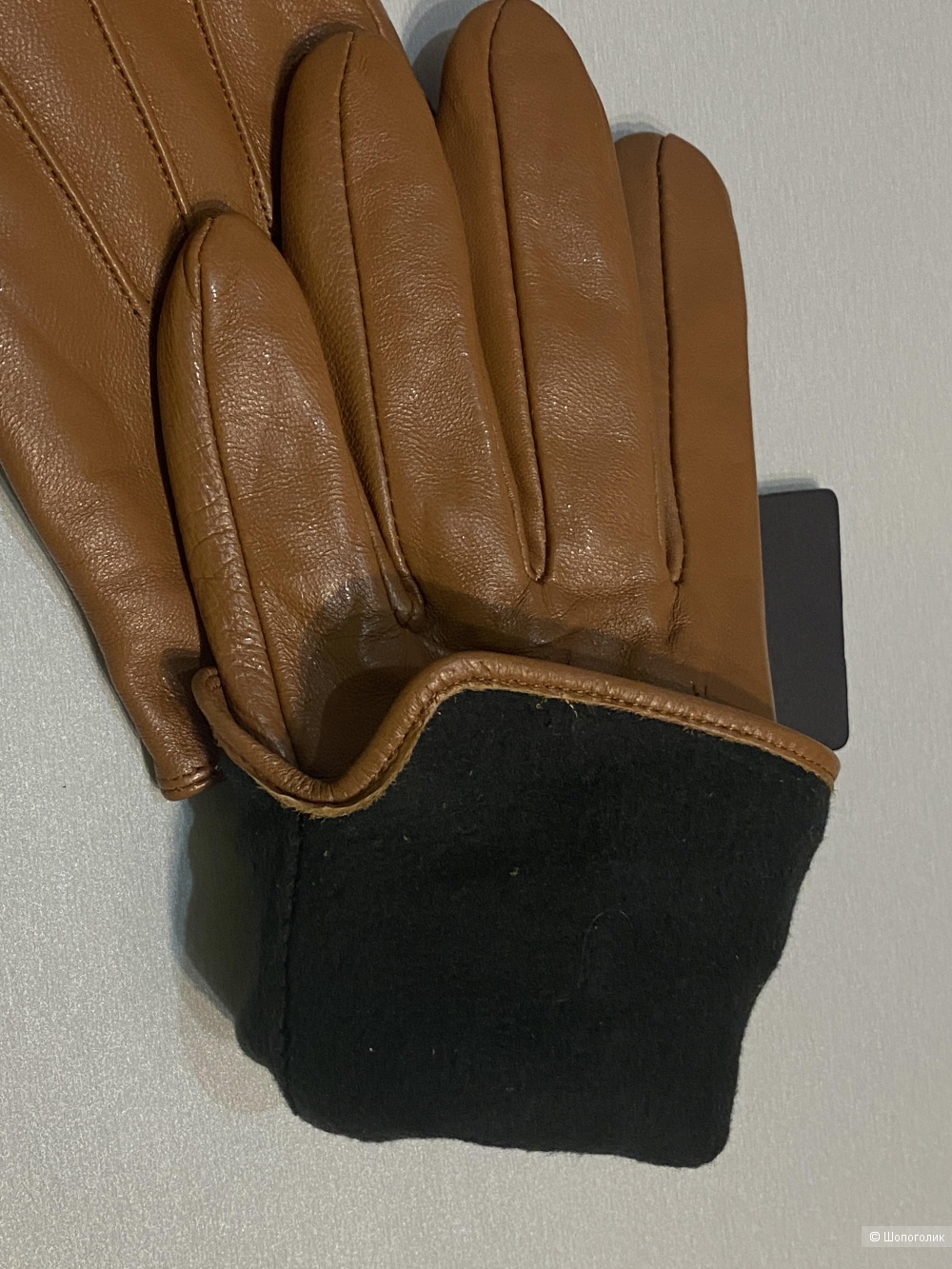 Кожаные сенсорные перчатки, размер M/L