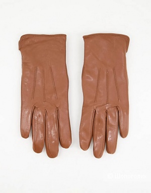 Кожаные сенсорные перчатки, размер M/L