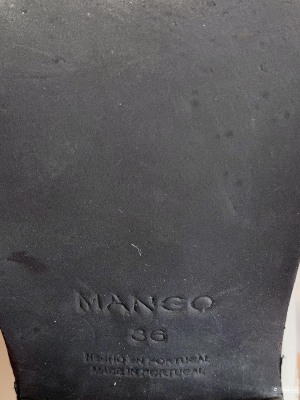 Кожаные ботинки mango 36