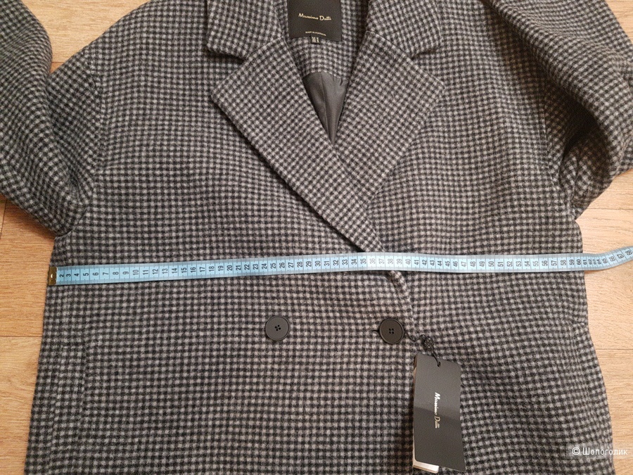 Пальто в клетку Massimo Dutti M