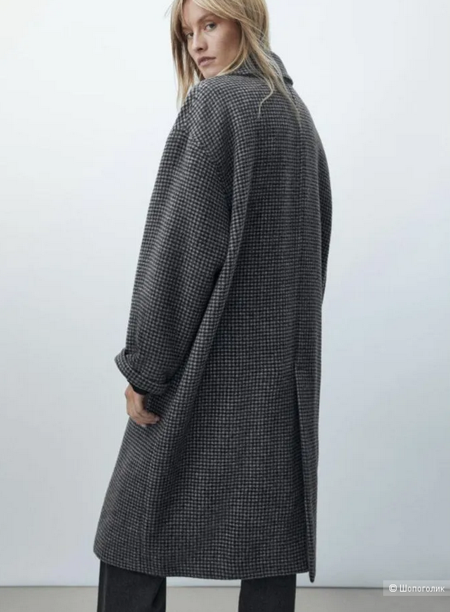 Пальто в клетку Massimo Dutti M